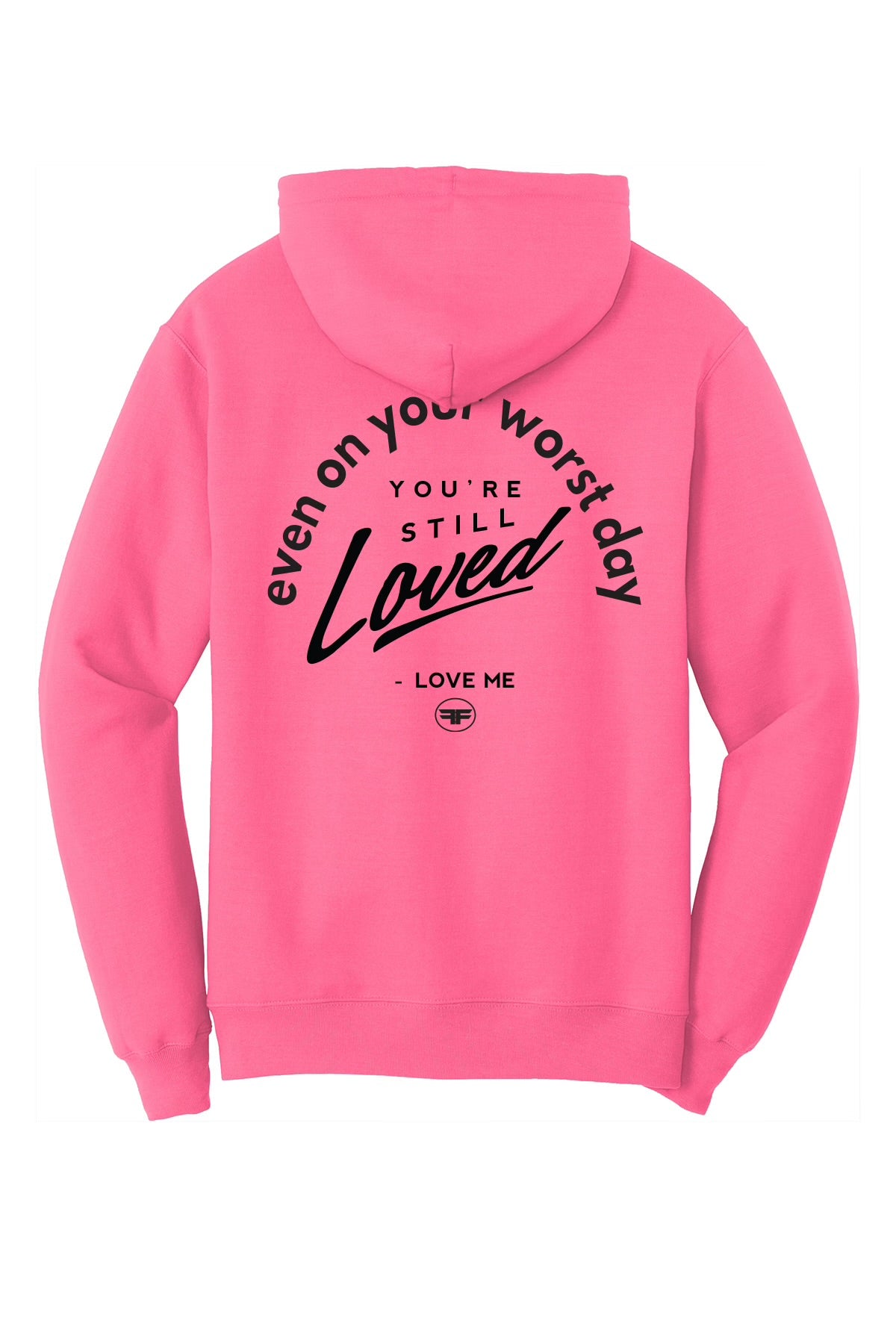 Forgiven Hoodie Neon Pink