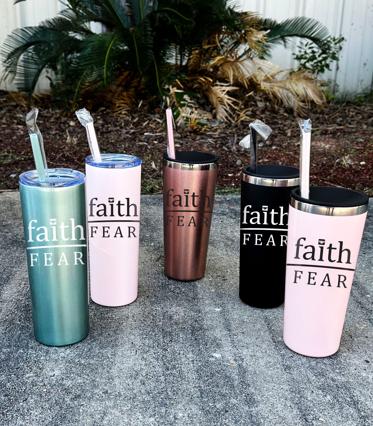 Faith Over Fear Mystery Tumbler - Final Sale