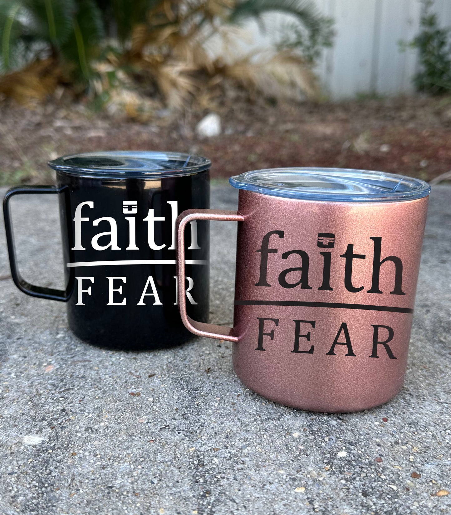 Faith Over Fear Mystery Color Mug - Final Sale