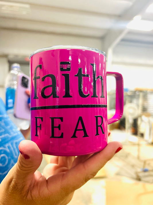 Faith Over Fear Mystery Cup - Final Sale