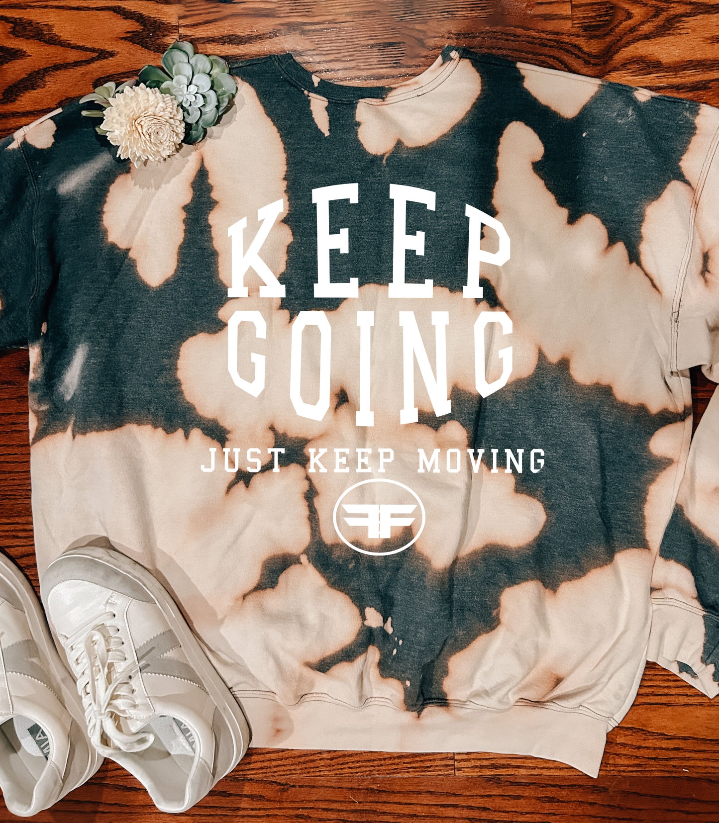 Keep Going Charcoal Sweatshirt