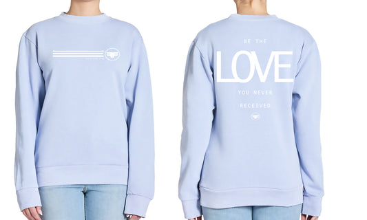 Be The Love Periwinkle Sweatshirt